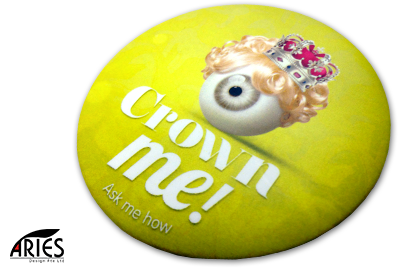 Button Badge Matt Finishing