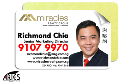 Mirrorkote Sticker 85mm 53mm